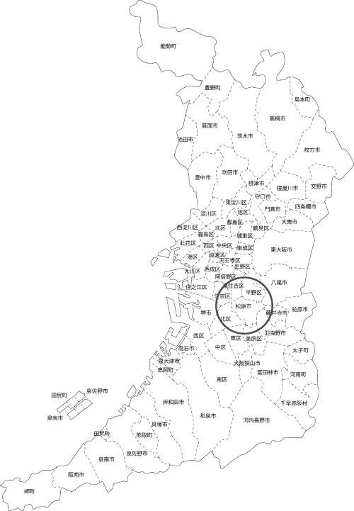 松原市本買取|古本買取|LP買取:出張買取Form の地図画像
