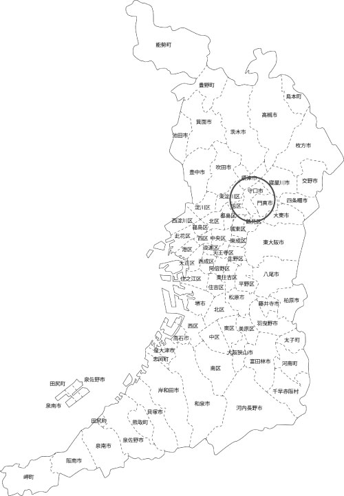 守口市本買取|古本買取|LP買取:出張買取Form の地図画像
